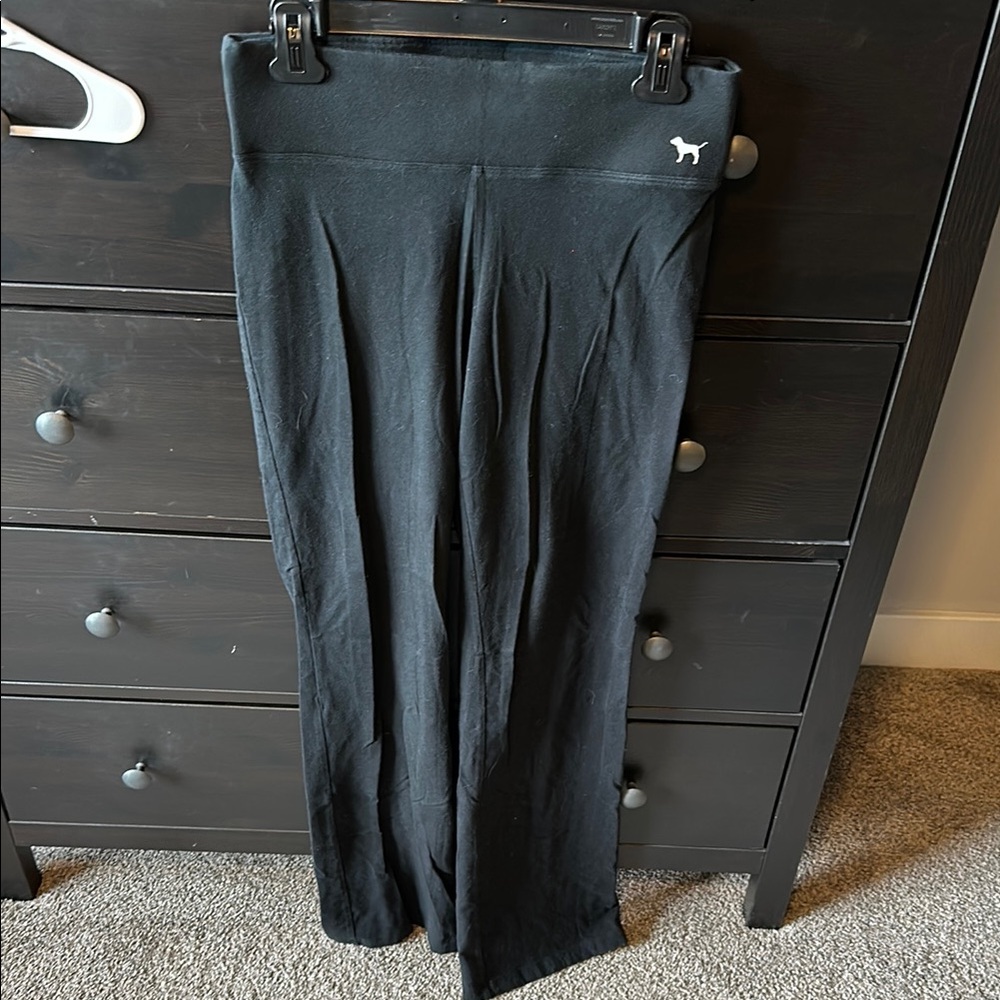 PINK Victoria's Secret Black Yoga Pants
